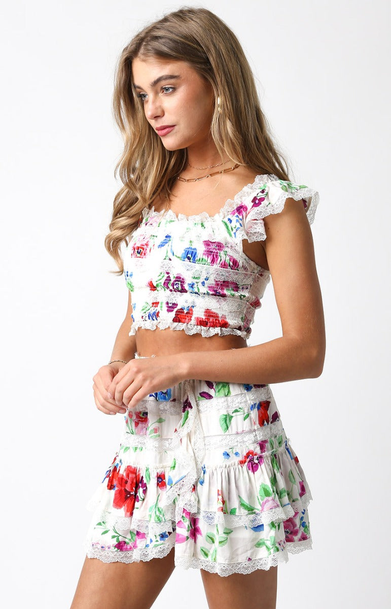 Evelyn Floral Top