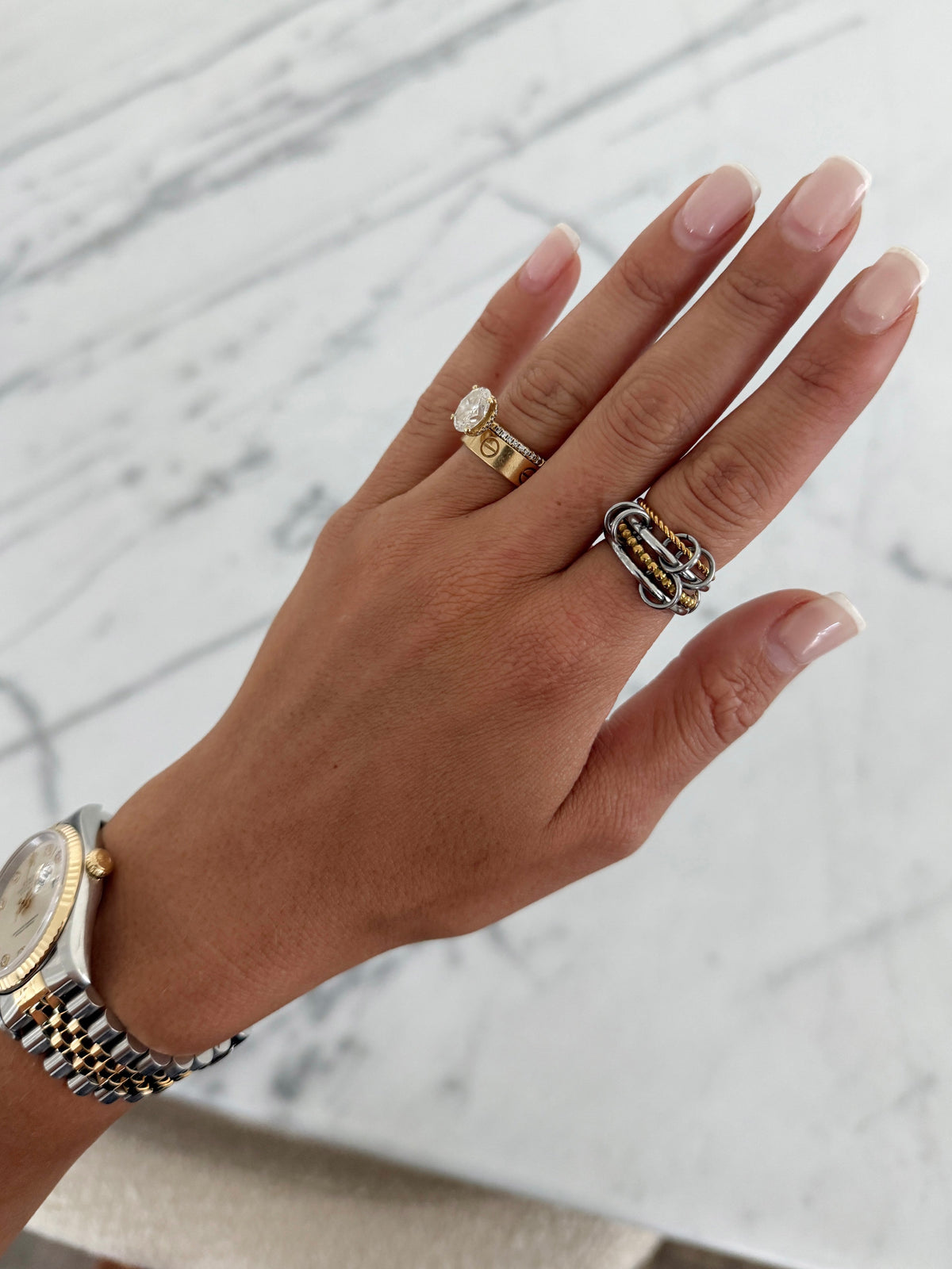 Casey Two Tone Ring