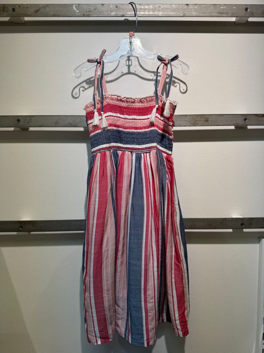 Shirred Strappy Dress