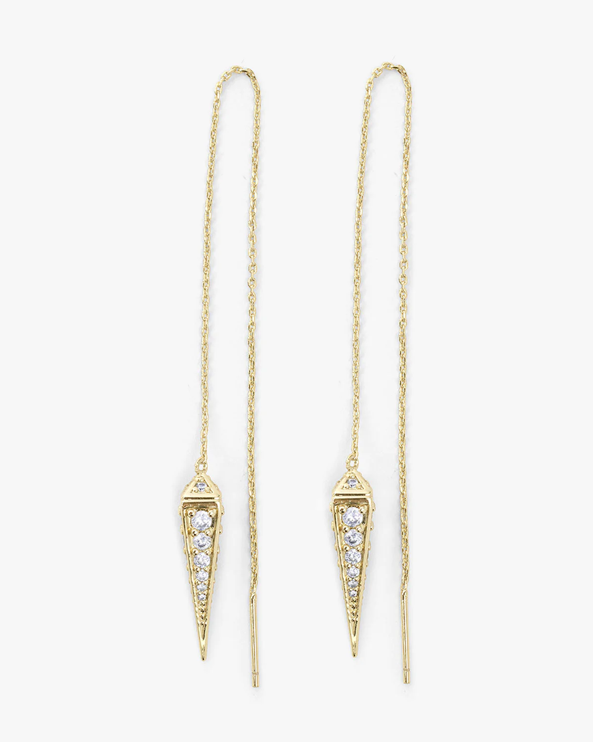 Gabriella Pave Threader Earrings