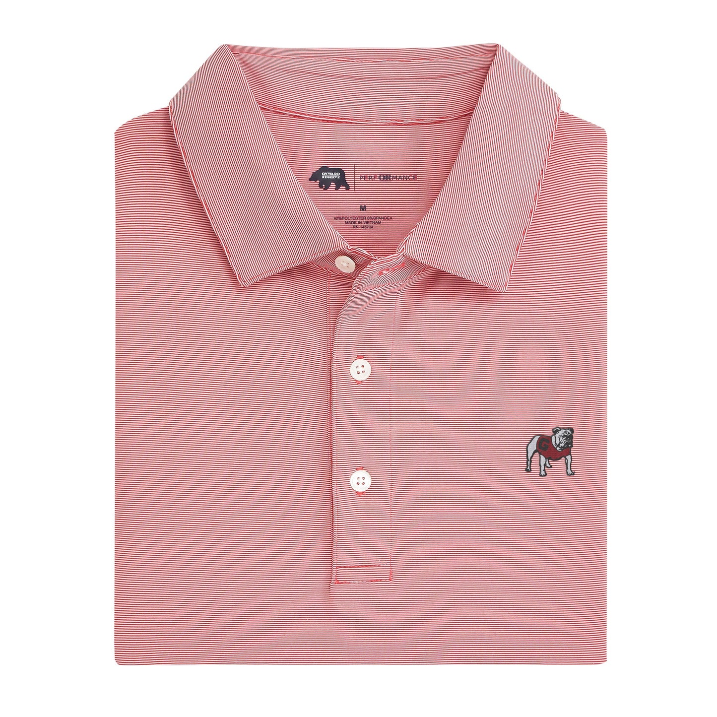 Standing Bulldog Range Printed Performance Polo