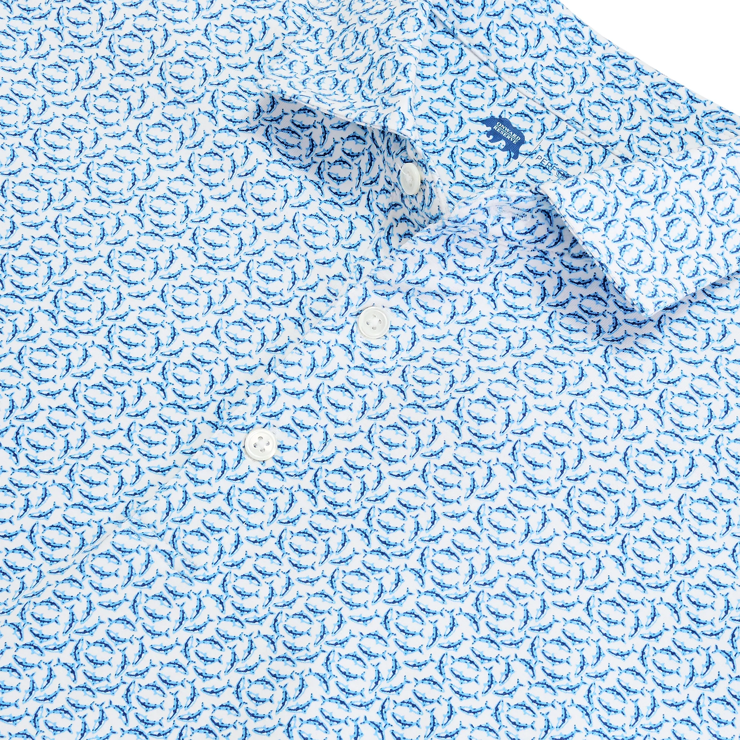 Fins Printed Icon Polo