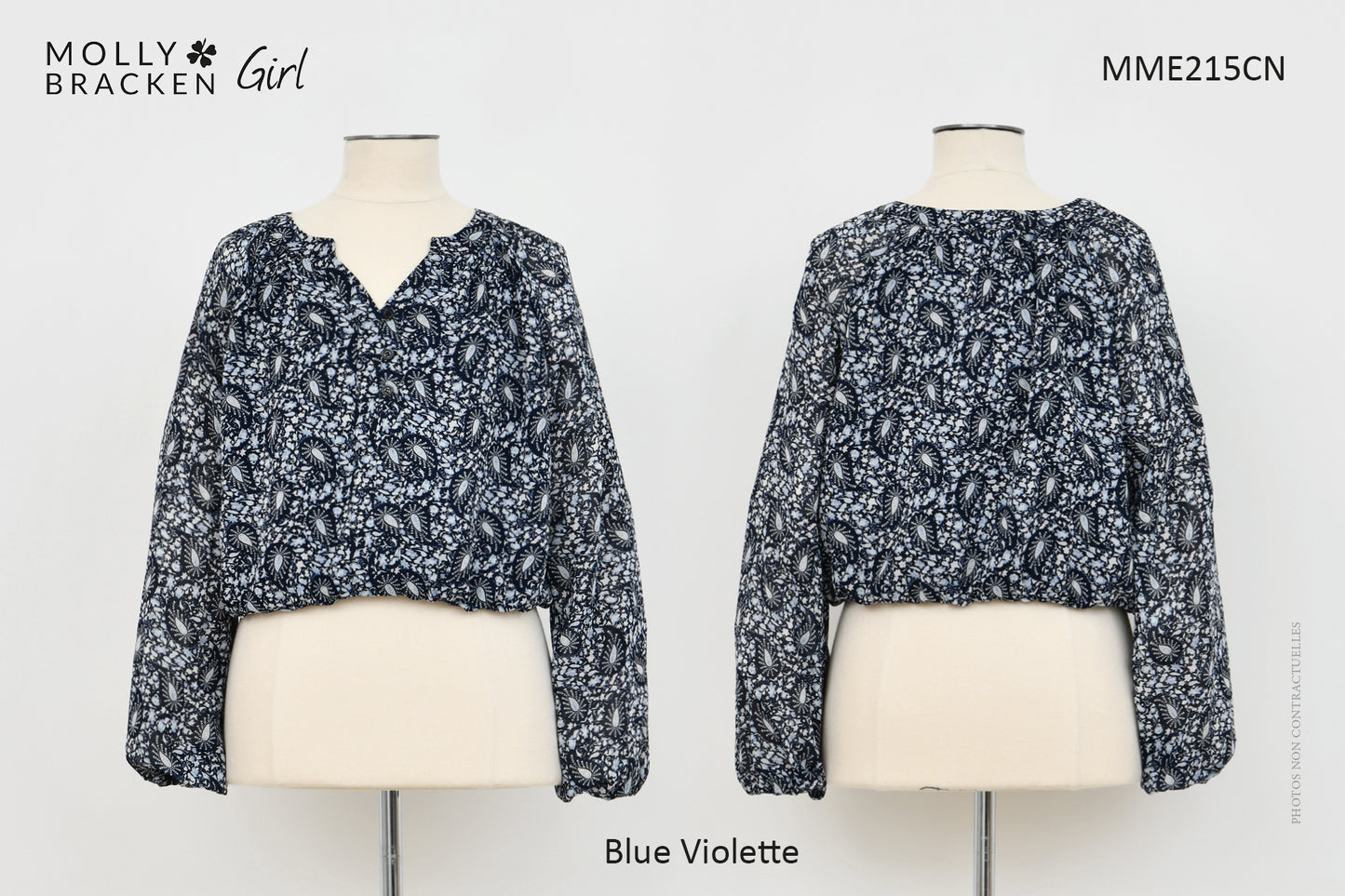 Blue Violette Top