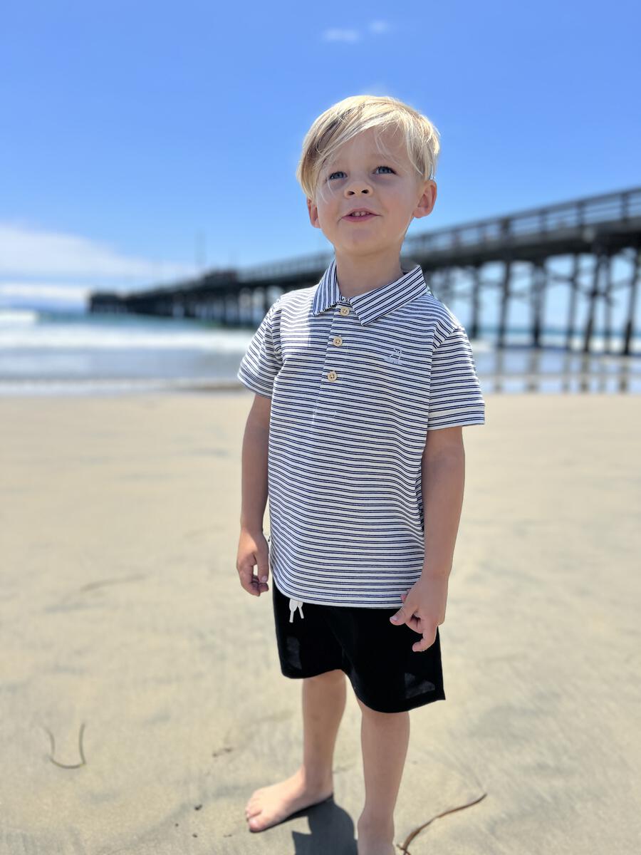 Flagstaff Stripe Polo