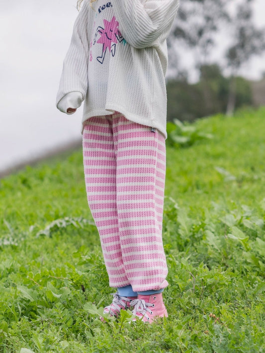 Prism Stripe Pant - Pink Gloss