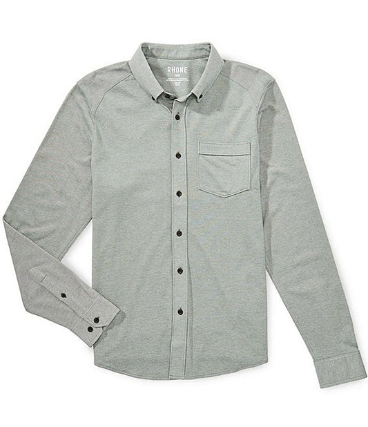 Effortless Oxford Button Down - Olivie Shadow