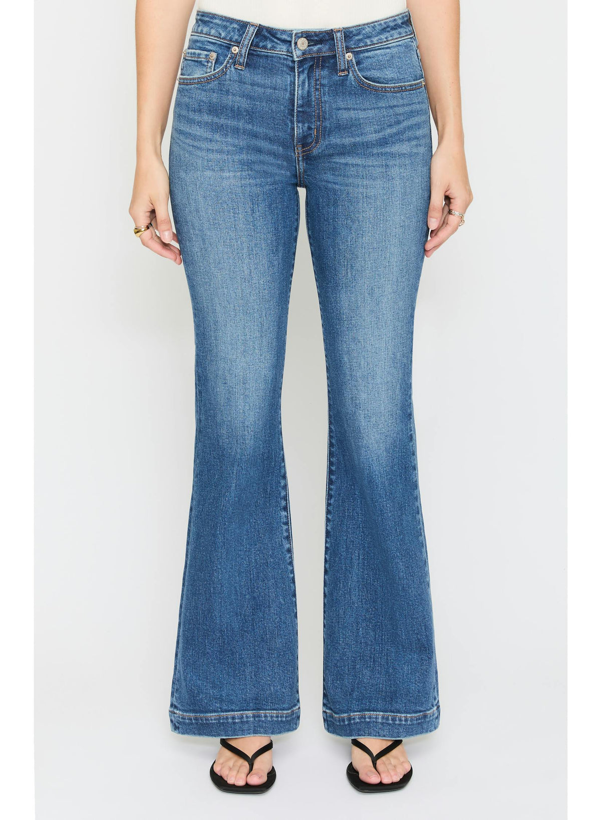 The Heartbreaker Mid Rise Flare - Dusk