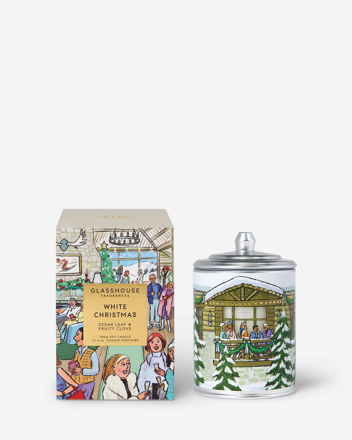 White Christmas 13.4oz Candle