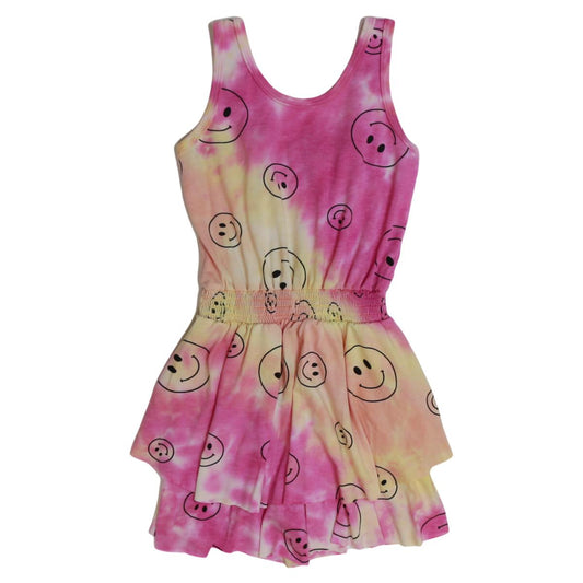 Double Layer Happy Face Romper