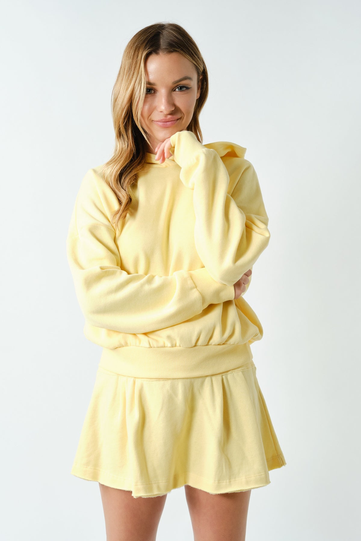 Icon Sport Hoodie Set - Yellow Glow