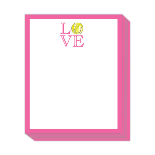 Love Tennis Notepad