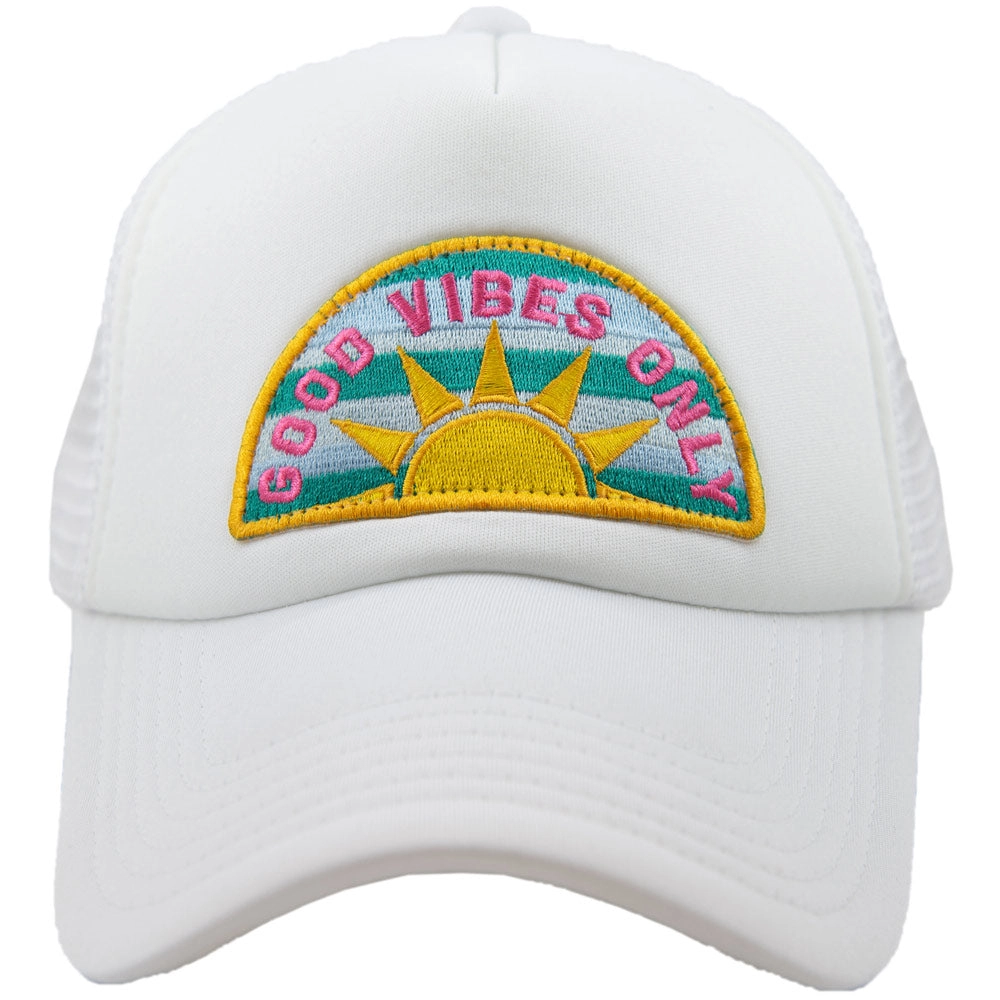 Good Vibes Only Patch Foam Trucker Hat