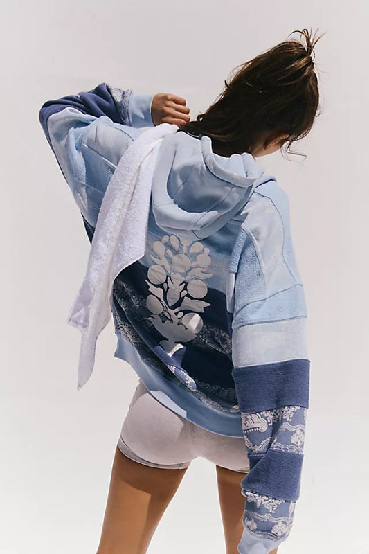 Final Call Hoodie Blue Indigo Bandana