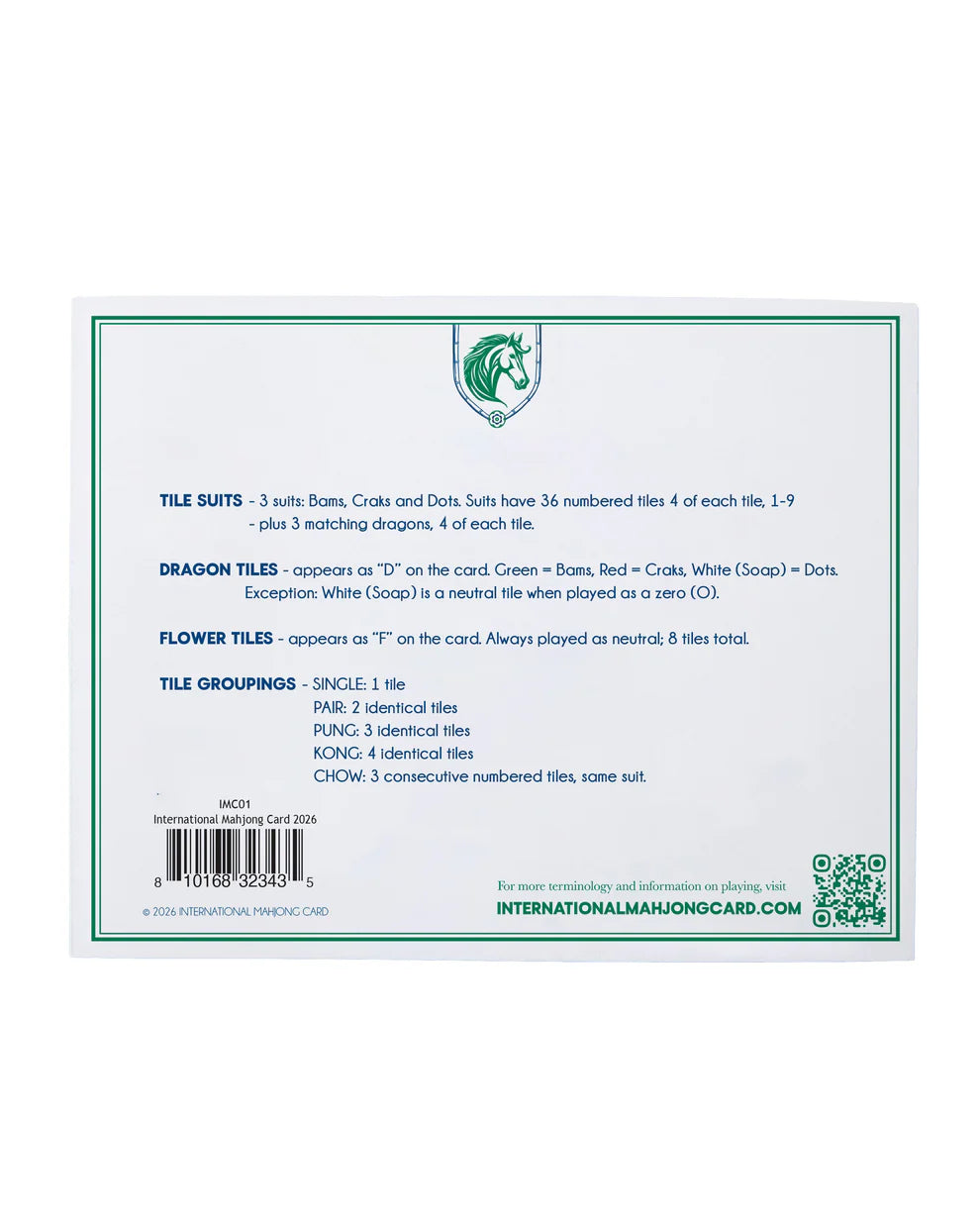 International Mahjong Card