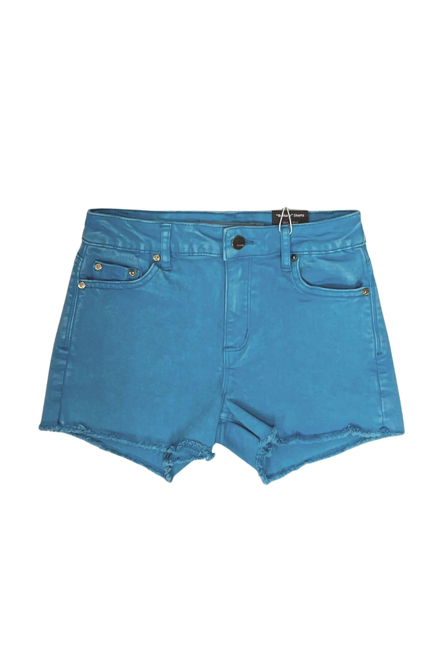 Neon Color Fray Hem Shorts  - Brittany
