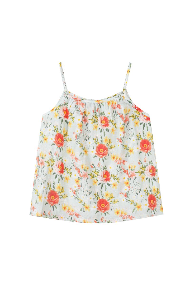 Mallory Top - Retro Roses