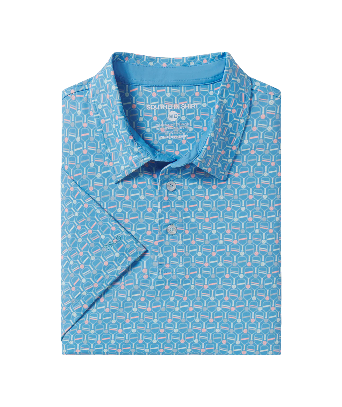 Net Gains Printed Polo