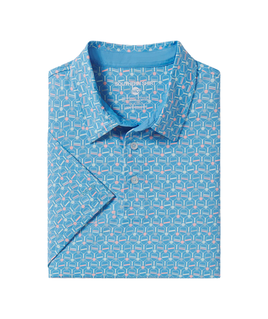 Net Gains Printed Polo