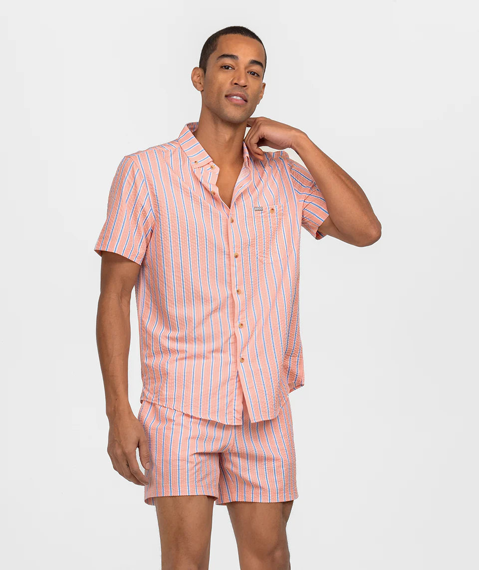 Boardwalk Seersucker Baja Shirt SS