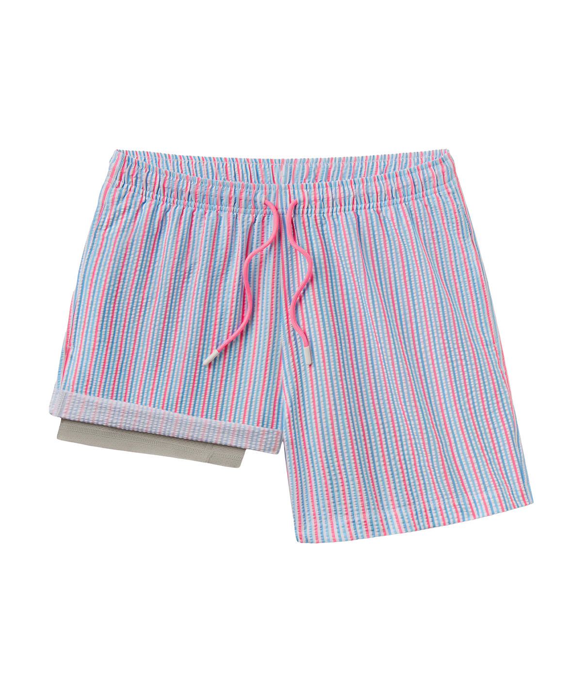 Clubhouse Seersucker Swim Shorts
