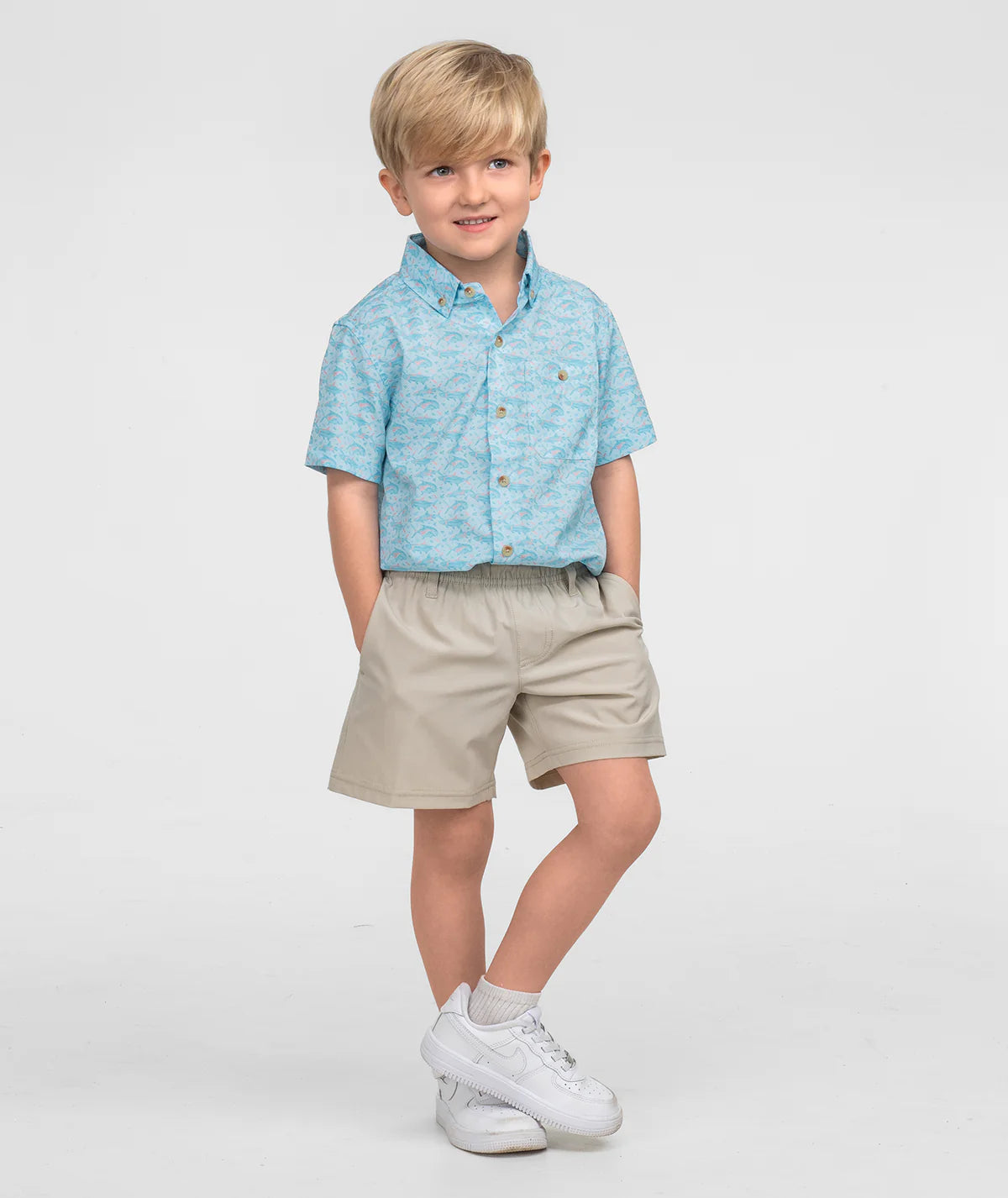 Boys Grand Slam Baja Shirt SS