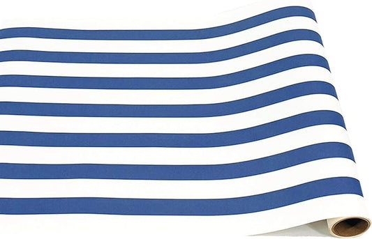 Navy Classic Stripe Table Runner