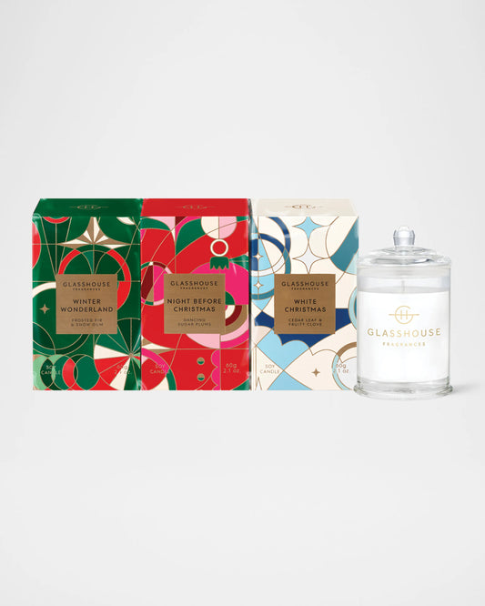 Christmas Trio Candles, 3 x 2.1 oz.