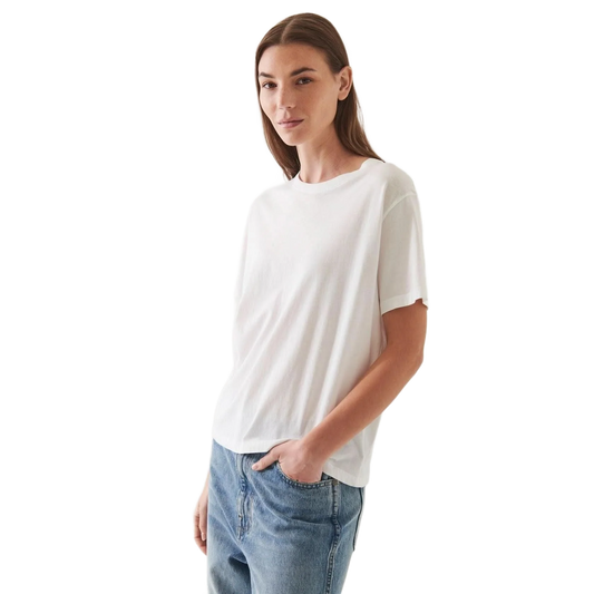 Iconic Boyfriend Crew - White