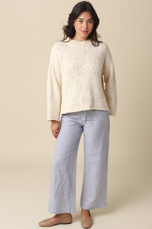 Milia Striped Tie-Waisted Pants