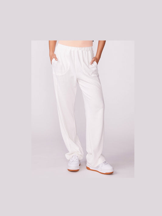 Snow Washed Wide Leg Pant - Sweet Taffy