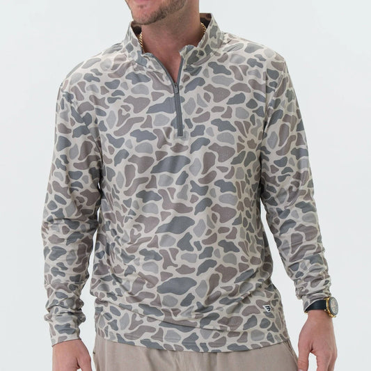 Performance Quarter Zip - Deer Camo