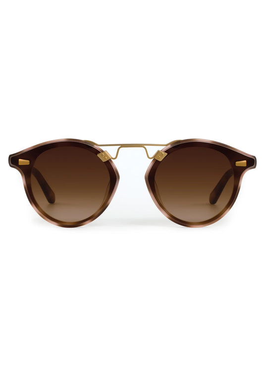 St. Louis Nylon - Matte Blush Tortoise 18K Sunglasses