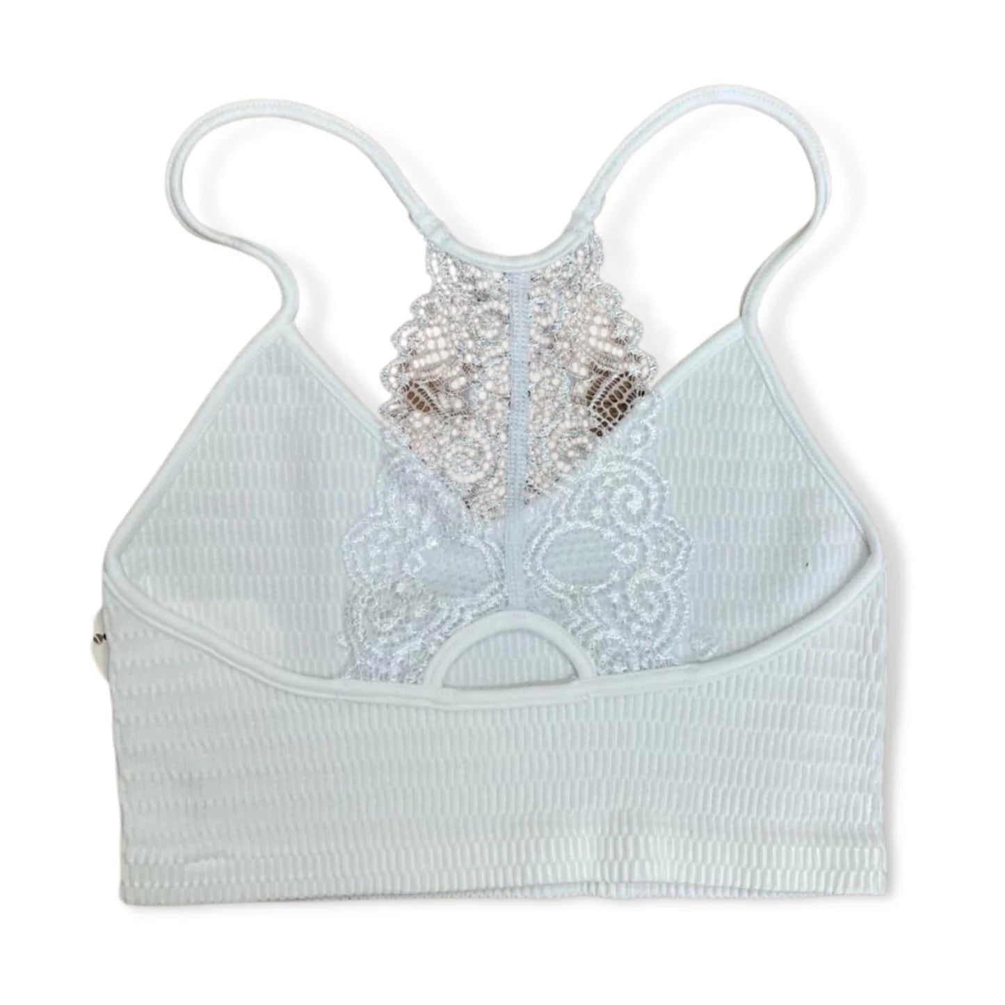 Youth V-Neck Bralette with Lace Back