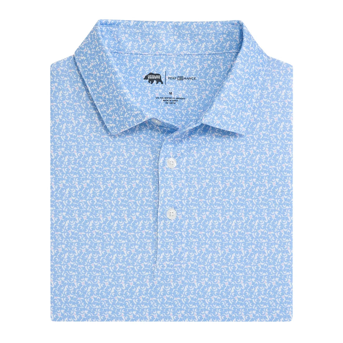 Swamp Puppy Printed Performance Polo