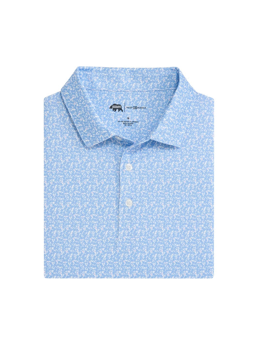 Swamp Puppy Printed Performance Polo