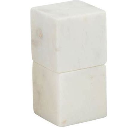 Marble Cube Salt and Pepper