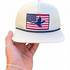 American Flag Duck Cap