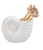 Shell Toothpick Caddy