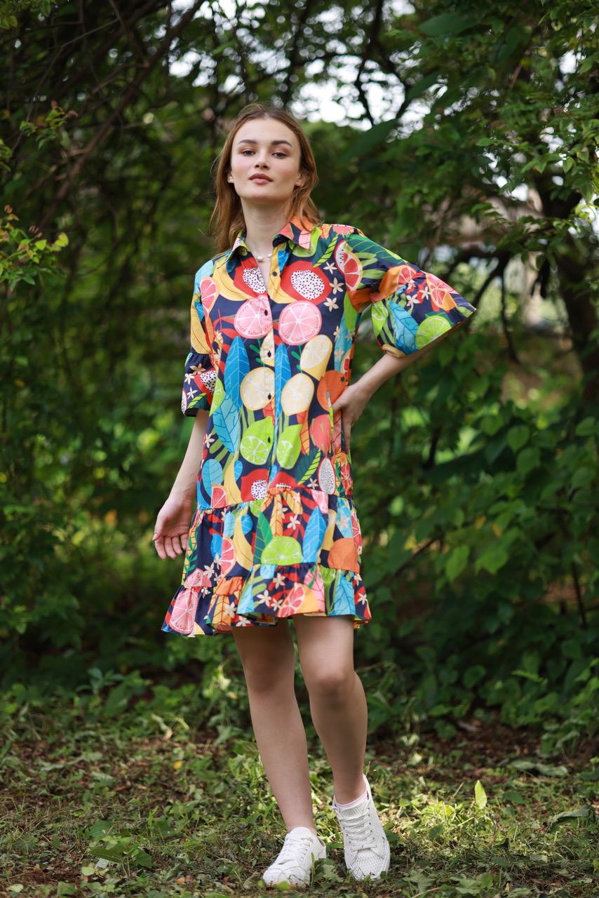 Zara Fruit Forest Dress