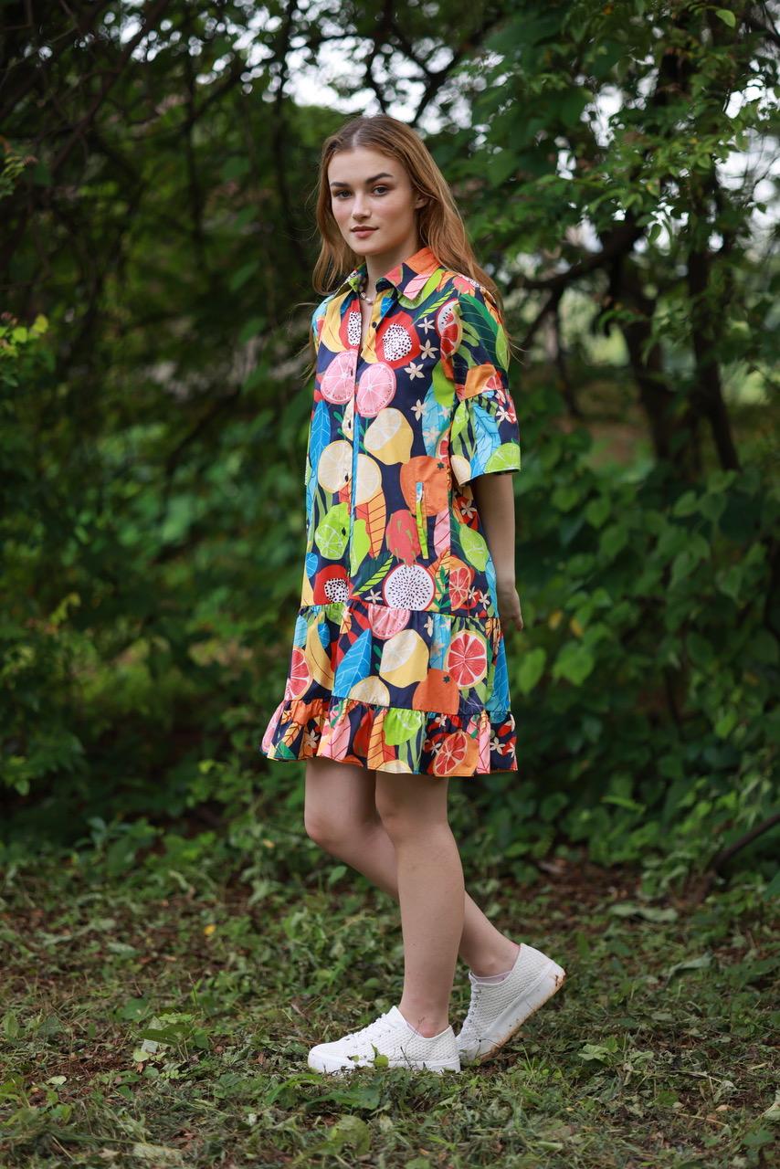 Zara Fruit Forest Dress