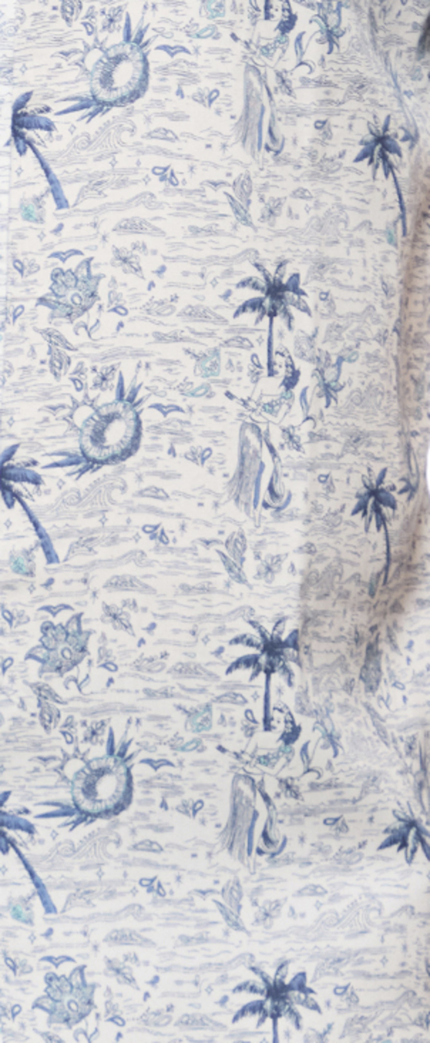 Somers Island Print Performance Button Down