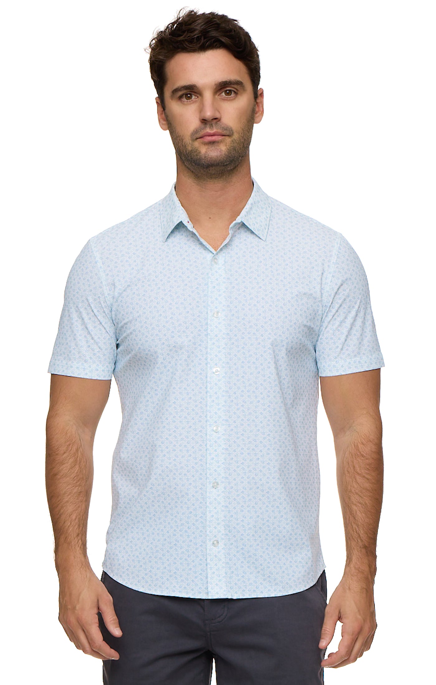 Edmond Geo Print Journey Shirt