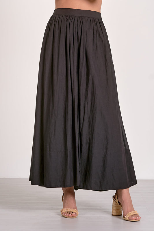 Black Pleated Skirt