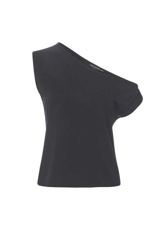 Stretch Jersey Asymmetric Top