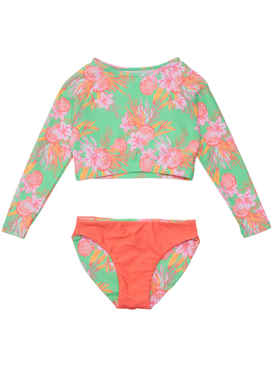 Coastal Shells Sustainable LS Rash Set