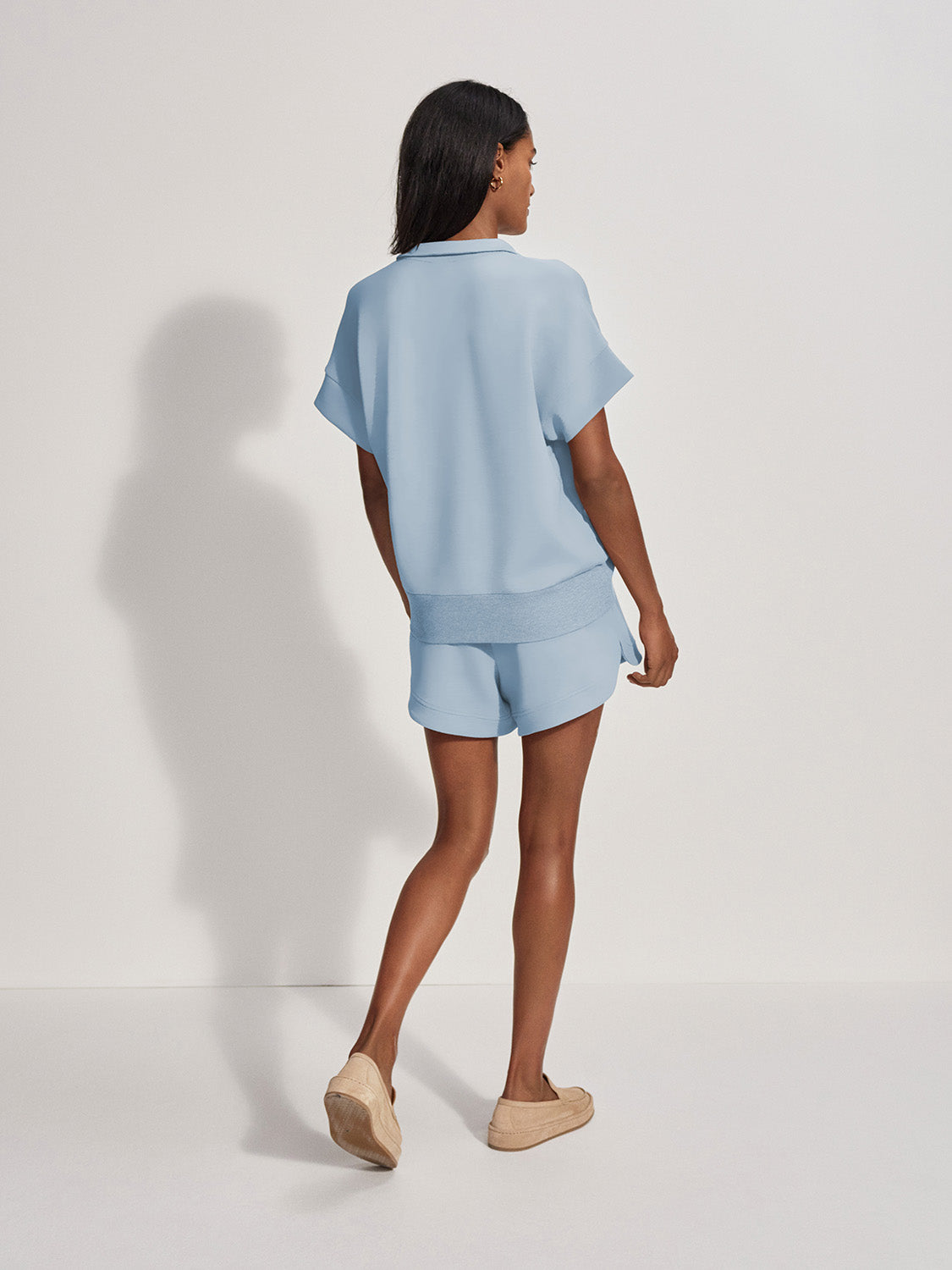 Ritchie Short Sleeve Sweat - Cashmere Blue