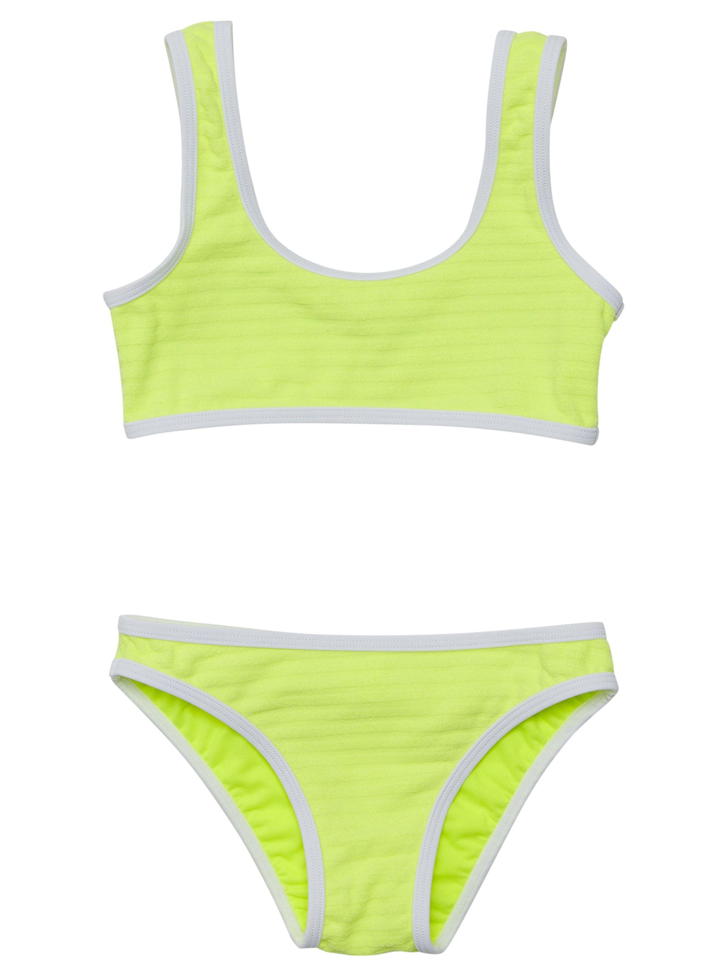 Citron Zest Crop Bikini