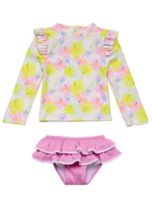 ALOHA VACAY RECYCLED RUFFLE SET