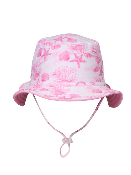 PINK LAGOON REVERSIBLE BUCKET HAT