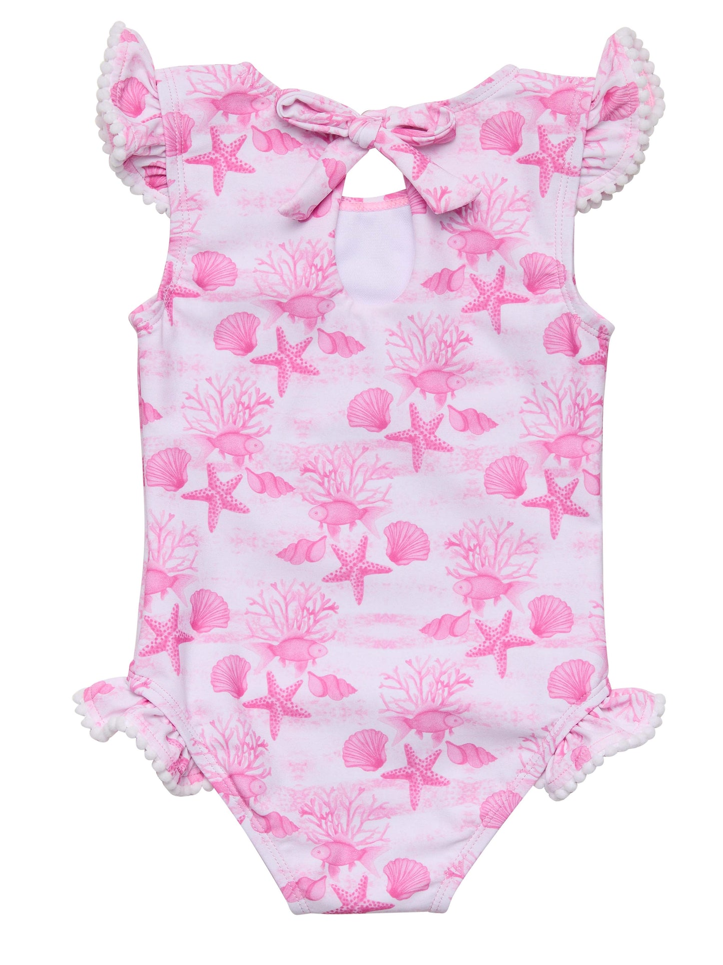 PINK LAGOON FRILL SWIMSUIT